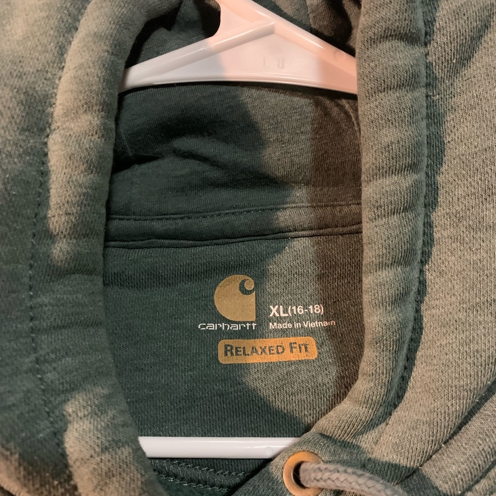 Carhartt Hoodie - Olive Green - relaxed fit
